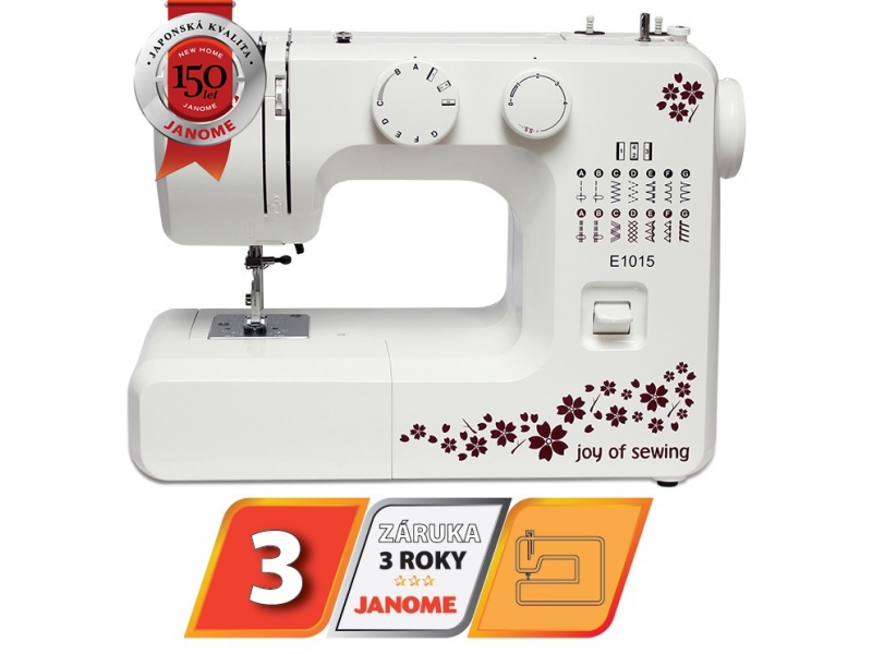 Janome Juno E1015 přední pohled