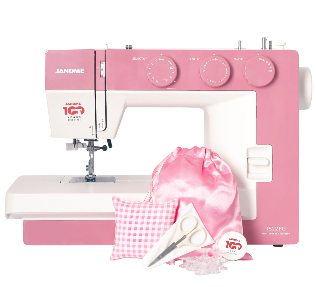 Janome 1522 PG (růžový)